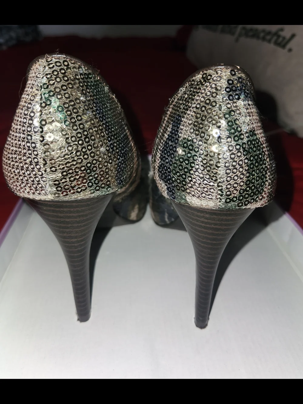 Cato Women's Sequin Camouflage Pointed-Toe Pumps - Multi